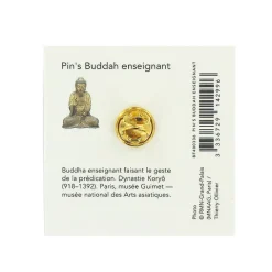 Boutiques de musées Pin'S-Pin's Bouddha enseignant
