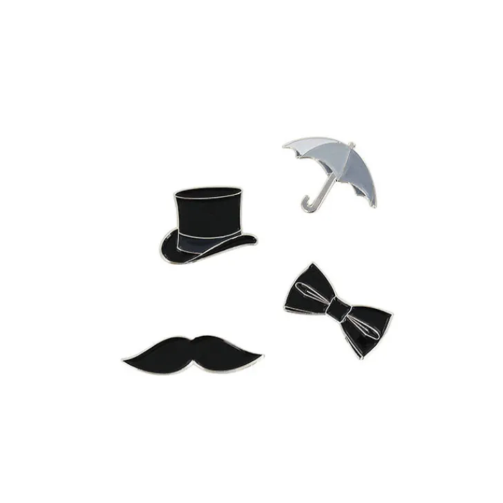 Best Boutiques de musées Pin's Chapeau haut de forme - Gustave Caillebotte