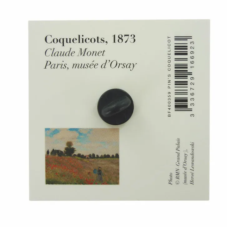 Boutiques de musées Pin'S-Pin's Coquelicot - Claude Monet
