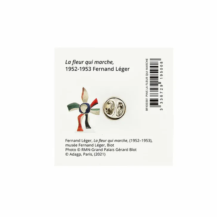 Boutiques de musées Pin'S-Pin's Fernand Léger - La fleur qui marche