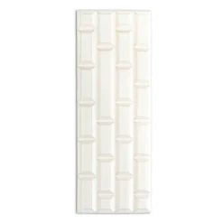 Best Boutiques de musées Plaque Grand Rivoli grès émaillé - 25 x 9 cm - Blanc Meudon - Déjà-vu