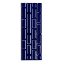 Boutiques de musées Design|Art De La Maison-Plaque Grand Rivoli grès émaillé - 25 x 9 cm - Bleu Sèvres - Déjà-vu