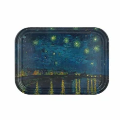 Boutiques de musées Art De La Table-Plateau Vincent van Gogh - La nuit étoilée - 28 x 20 cm