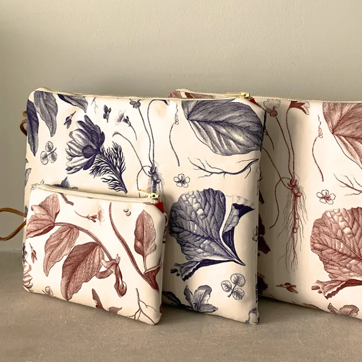 Outlet Boutiques de musées Pochette bleue Herbier du roi - Maison Baluchon