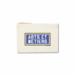 Boutiques de musées Trousses, Pochettes-Pochette imprimée Arts et Métiers - Écrue