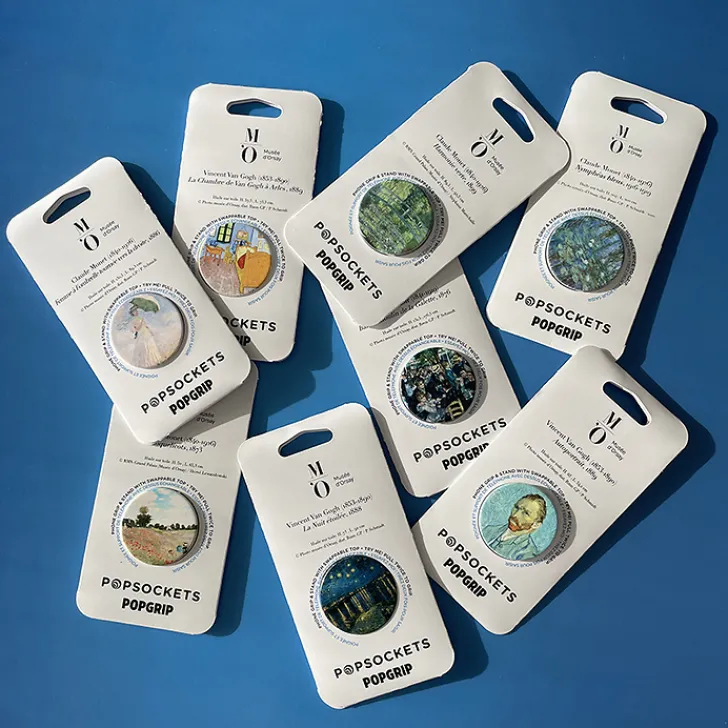 Boutiques de musées Poignée/support pour téléphone Vincent van Gogh - La nuit étoilée - PopSockets