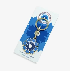 Boutiques de musées Accessoires-Porte-clés argenté Bleu horizon - Bleuet de France