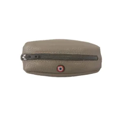 Boutiques de musées Accessoires-Porte-monnaie Charles - Cuir grainé Taupe - Larmorie
