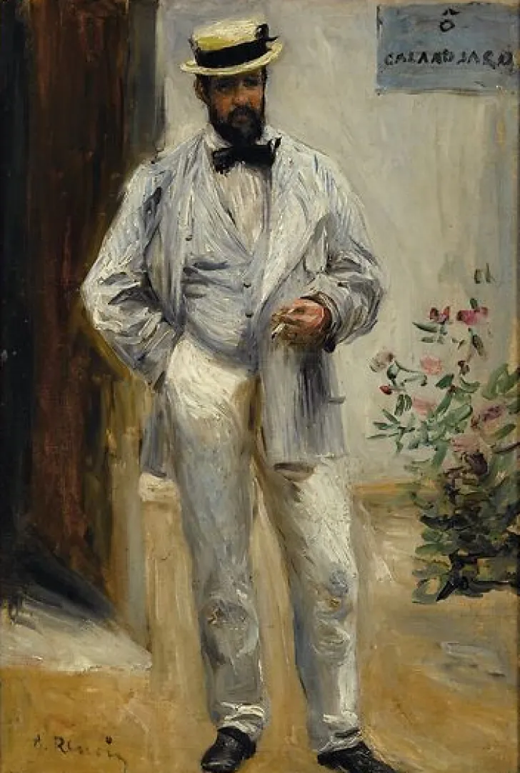 Clearance Boutiques de musées Portrait de Charles Le Coeur (1830-1906), architecte, frère du peintre Jules Le Coeur, ami de Renoir (toiles encadrées)