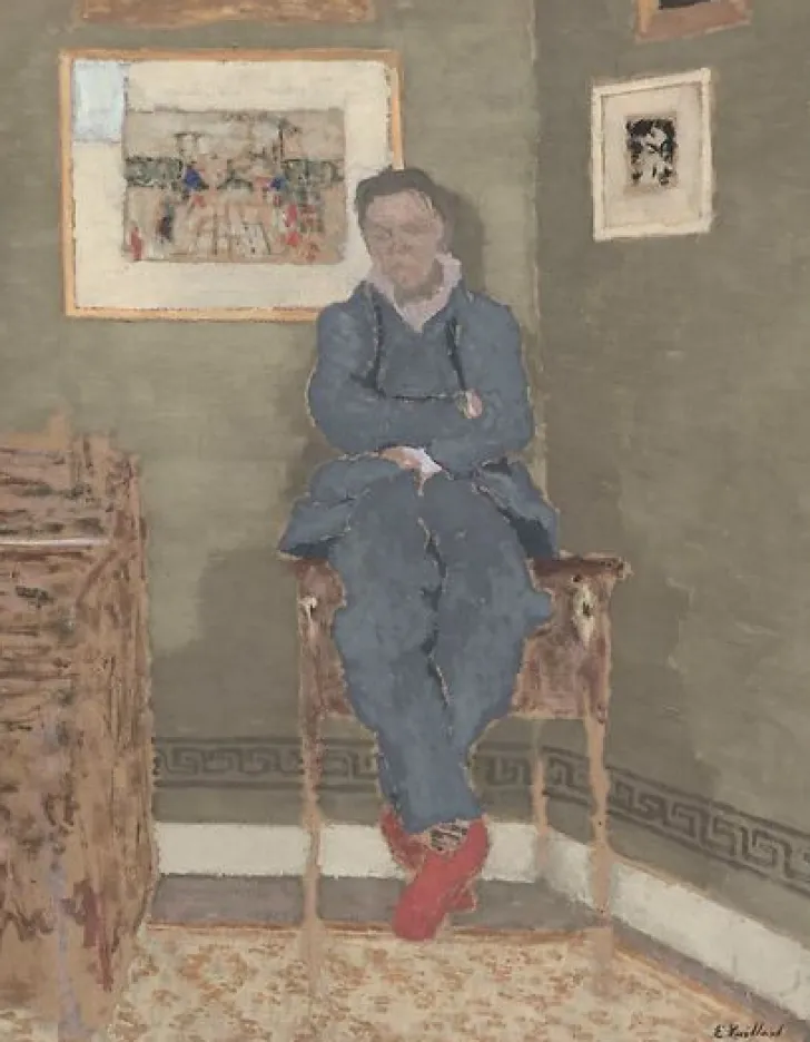 New Boutiques de musées Portrait de Félix Vallotton, dans son atelier (toiles encadrées)