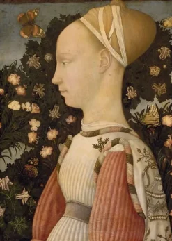 Sale Boutiques de musées Portrait de Ginevra d'Este dit aussi Portrait de Marguerite de Gonzague (toiles sur châssis)