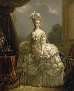 Boutiques de musées Affiches D'Art Encadrées|Toiles Sur Châssis-Portrait de la reine Marie-Antoinette (affiches d'art encadrées)