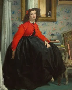 Outlet Boutiques de musées Portrait de Mlle L.L' (détail), 1864 (panneaux aluminium)