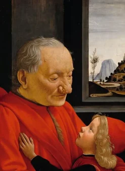 Boutiques de musées Portrait d'un vieillard et d'un jeune garçon (toiles sans cadre)