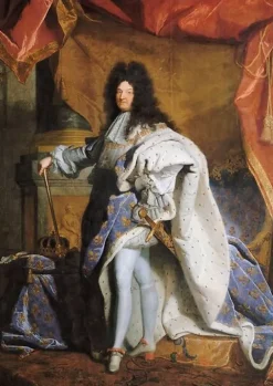 Boutiques de musées Panneaux Acryliques|Toiles Sans Cadre-Portrait en pied de Louis XIV âgé de 63 ans en grand costume royal (1638-1715) (panneaux acryliques)