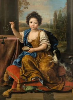 Boutiques de musées Portrait présumé de Louise Marie-Anne de Bourbon, Mademoiselle de Tours (toiles sur châssis)