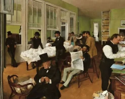 Boutiques de musées Affiches D'Art|Affiches D'Art Encadrées-Portraits dans un bureau (Nouvelle-Orléans) [dit aussi Un bureau de coton à La Nouvelle-Orléans] (détail), (affiches d'art)