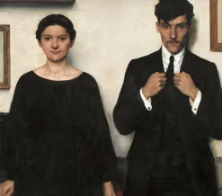 Boutiques de musées Affiches D'Art Encadrées|Affiches D'Art-Portraits [Pierre et Valentine] (affiches d'art encadrées)