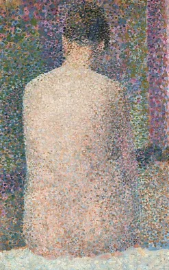 Boutiques de musées Panneaux Aluminium|Toiles Encadrées-Poseuse de dos (panneaux aluminium)