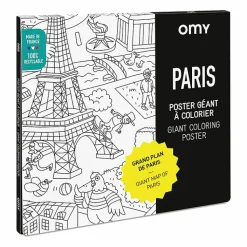 Boutiques de musées Loisirs Créatifs-Poster géant à colorier - Paris