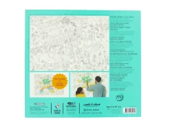 Boutiques de musées Loisirs Créatifs-Poster géant à colorier Musées d'Orsay et de l'Orangerie - OMY