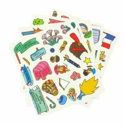 Boutiques de musées Loisirs Créatifs-Poster géant à décorer et stickers Premier Empire - OMY