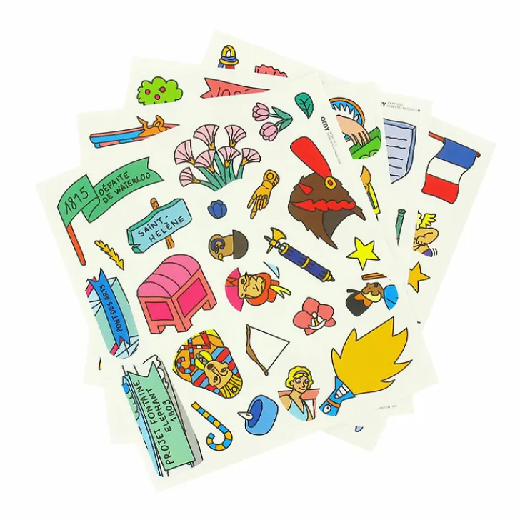 Boutiques de musées Loisirs Créatifs-Poster géant à décorer et stickers Premier Empire - OMY