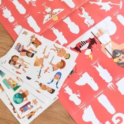 Best Boutiques de musées Poster pédagogique Mythologie + 38 stickers - Poppik