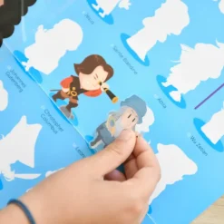 Outlet Boutiques de musées Poster pédagogique Personnages célèbres + 44 stickers - Poppik