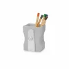 New Boutiques de musées Pot à crayons en plastique - Taille-crayon Gris - Balvi