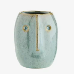 Boutiques de musées Art De La Maison-Pot de fleurs Visage Vert