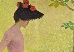 New Boutiques de musées Profil de jeune fille (toiles sans cadre)