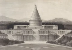 Discount Boutiques de musées Projet de monument funéraire commémoratif de la défense de Paris (toiles sans cadre)