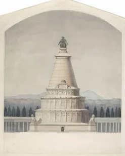 Online Boutiques de musées Projet de monument funéraire commémoratif de la défense de Paris : partie centrale du monument (panneaux acryliques)