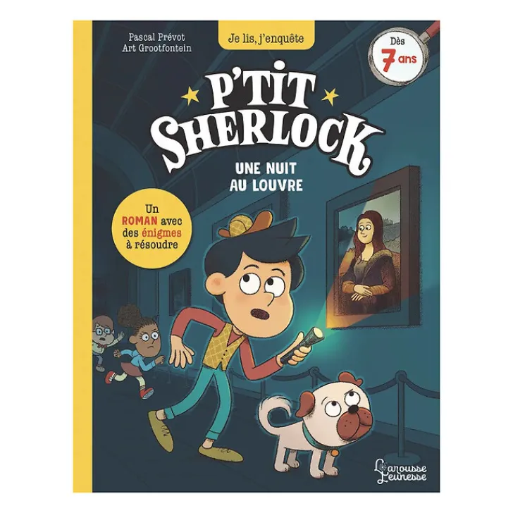 Boutiques de musées Livres Jeunesse-P'tit Sherlock - Une nuit au Louvre