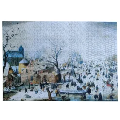 Boutiques de musées Loisirs Créatifs|Jeux-Puzzle 1 000 pièces Hendrick Avercamp - Paysage d'hiver - Ravensburger et Rijks Museum