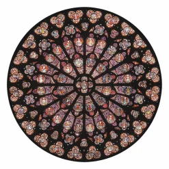 Boutiques de musées Puzzle d'art en bois 80 pièces Rosace Notre-Dame de Paris