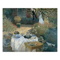 Sale Boutiques de musées Reproduction Claude Monet - Le déjeuner, vers 1873 - 24x30cm