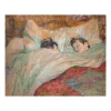 Outlet Boutiques de musées Reproduction Henri de Toulouse-Lautrec - Le lit, vers 1892 - 24x30cm