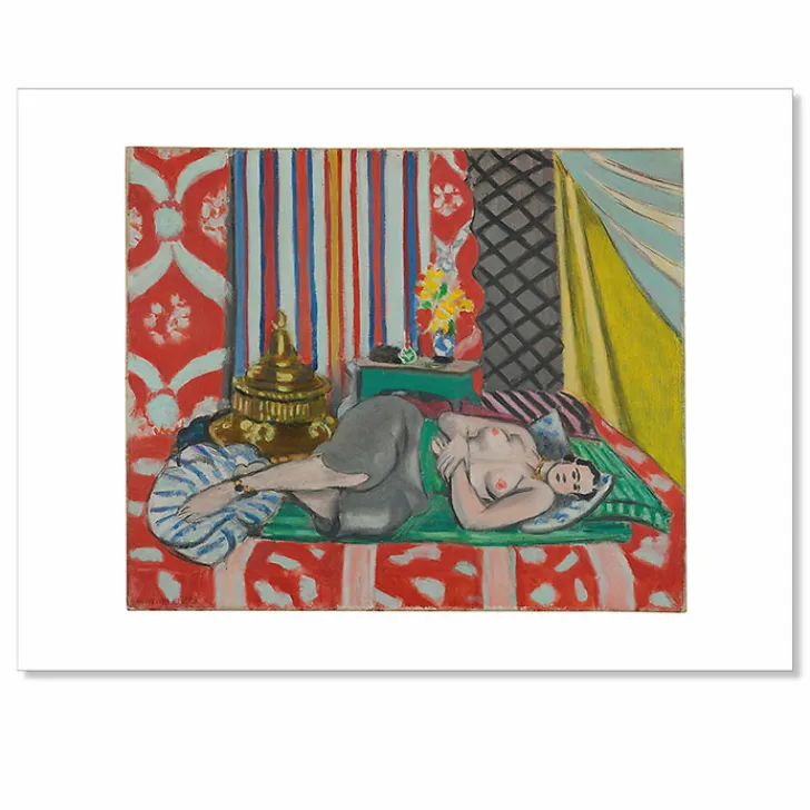 Online Boutiques de musées Reproduction Henri Matisse - Odalisque à la culotte grise, 1926 - 1927 - 30 x 40 cm