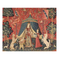 Boutiques de musées Affiches Et Reproductions-Reproduction La Dame à la Licorne : À mon seul Désir, vers 1500 - 24x30cm