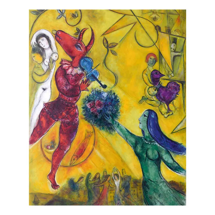 New Boutiques de musées Reproduction Marc Chagall - La danse, 1950-1952 - 24x30cm