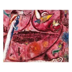 Outlet Boutiques de musées Reproduction Marc Chagall - Cantique des cantiques III, 1960 - 24x30cm