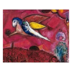 New Boutiques de musées Reproduction Marc Chagall - Cantique des cantiques IV, 1958 - 24x30cm