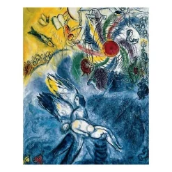 Boutiques de musées Affiches Et Reproductions-Reproduction Marc Chagall - La création de l'homme, 1956-1958 - 24x30cm