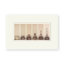 Boutiques de musées Affiches Et Reproductions-Reproduction sous Marie-Louise Théophile Féau - La Tour Eiffel en construction, 1887-1889