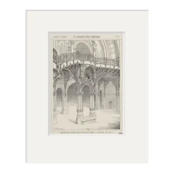 Outlet Boutiques de musées Reproduction sous Marie-Louise Albert Louvet - Escalier du Grand Palais des Beaux-Arts pour exposition universelle de 1900