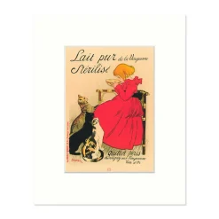 Boutiques de musées Reproduction sous Marie-Louise Théophile-Alexandre Steinlen - Lait pur de la Vingeanne stérilisé