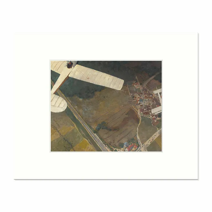 Boutiques de musées Affiches Et Reproductions-Reproduction sous Marie-Louise André Devambez - Les grandes manœuvres vues d'un aéroplane, vers 1911