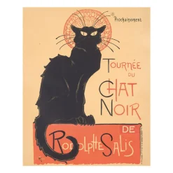 Boutiques de musées Affiches Et Reproductions-Reproduction Théophile Alexandre Steinlen - Tournée du Chat noir de Rodolphe Salis, 1896 - 24x30cm